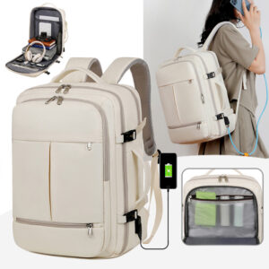 Large Capacity Travel & Laptop Backpack – Multi-Pocket Unisex